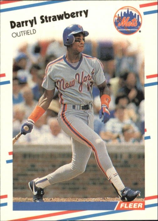 1988 Fleer Glossy 151 Darryl Strawberry