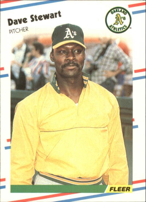 1988 Fleer Glossy 295 Dave Stewart