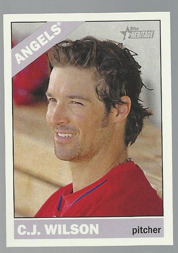 2015 Topps Heritage 405 C.J. Wilson