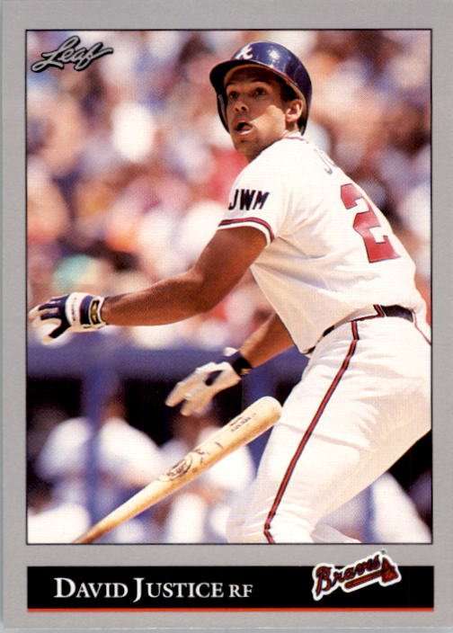1992 Leaf 404 David Justice