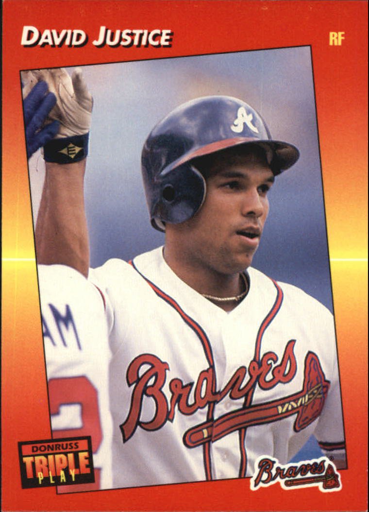 1992 Triple Play 217 David Justice