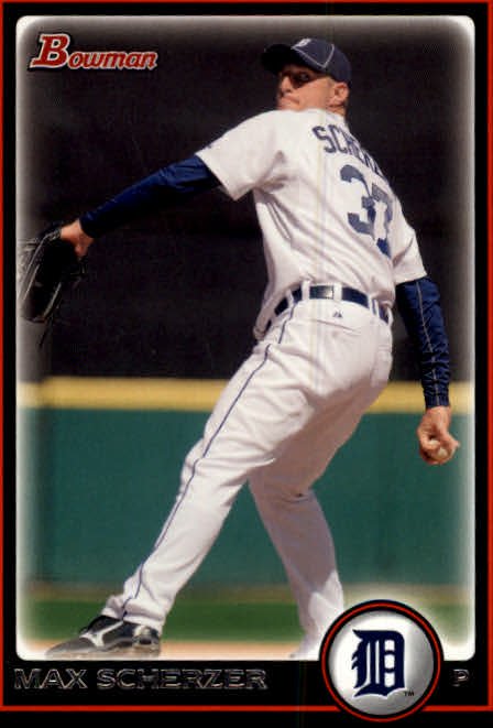 2010 Bowman 153 Max Scherzer