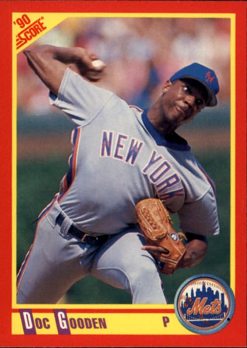 1990 Score 313 Dwight Gooden