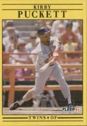 1991 Fleer 623 Kirby Puckett