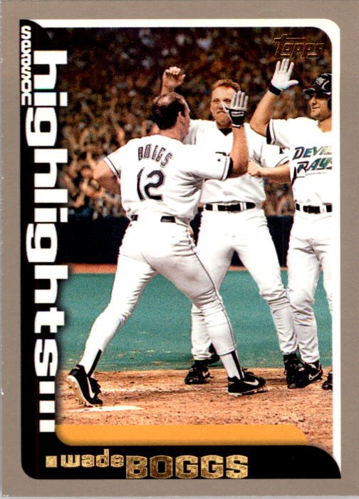 2000 Topps 458 Wade Boggs SH