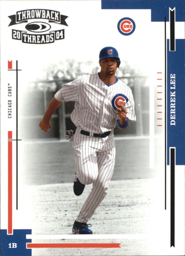 2004 Throwback Threads 40 Derrek Lee