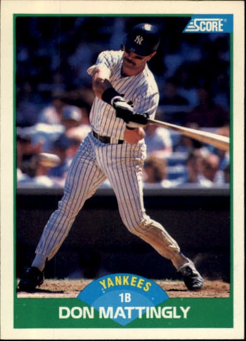 1989 Score 100 Don Mattingly