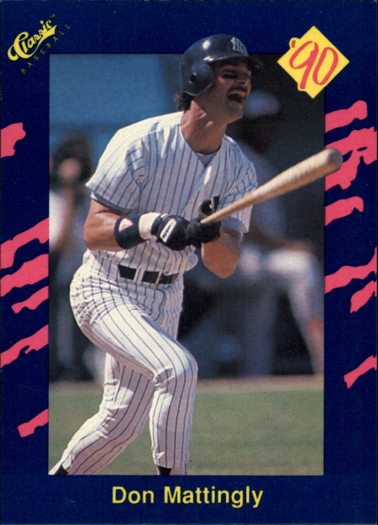 1990 Classic Blue 16 Don Mattingly