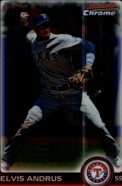 2010 Bowman Chrome 31 Elvis Andrus