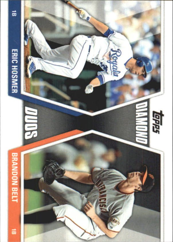 2011 Topps Update Diamond Duos  DD5 Eric Hosmer/Brandon Belt