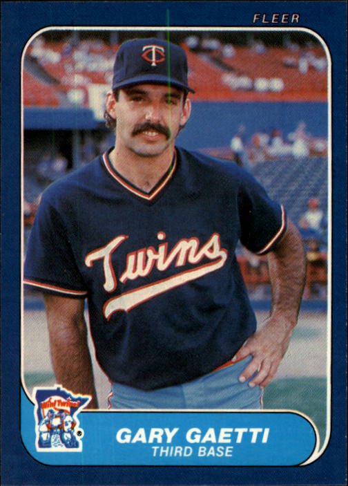 1986 Fleer 394 Gary Gaetti