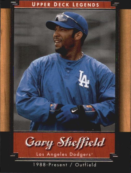 2001 Upper Deck Legends 66 Gary Sheffield