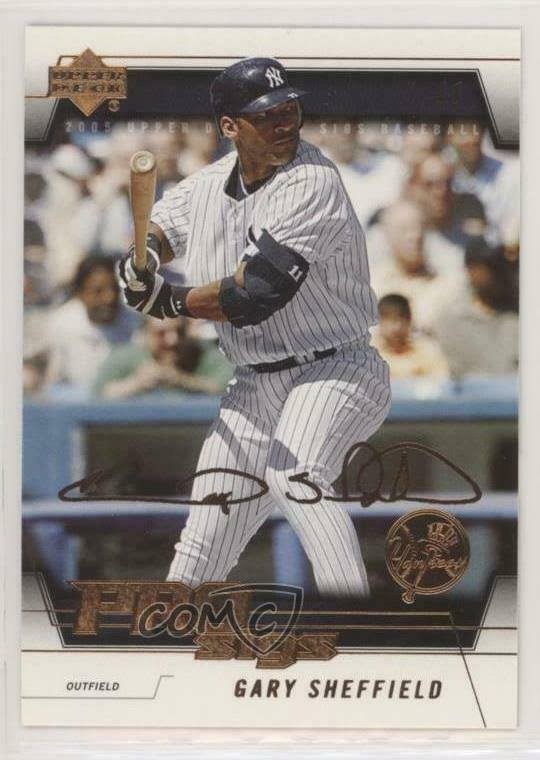 2005 Upper Deck Pro Sigs Gold 58 Gary Sheffield