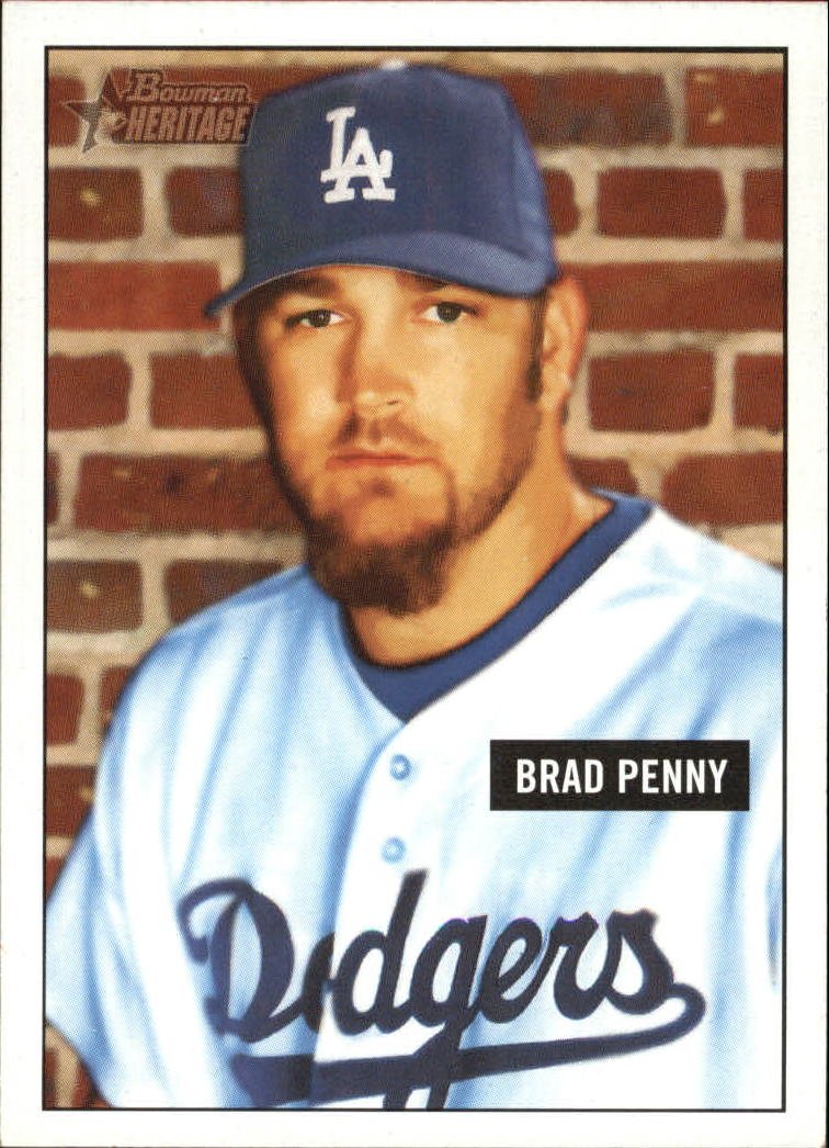2005 Bowman Heritage 117 Brad Penny
