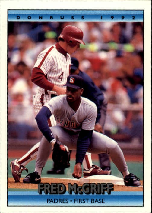 1992 Donruss 283 Fred McGriff