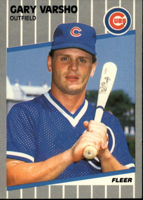 1989 Fleer 441 Gary Varsho UER