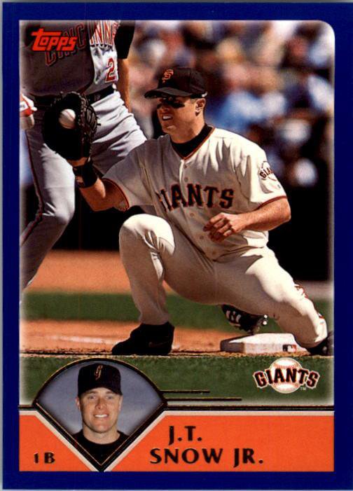 2003 Topps 158 J.T. Snow