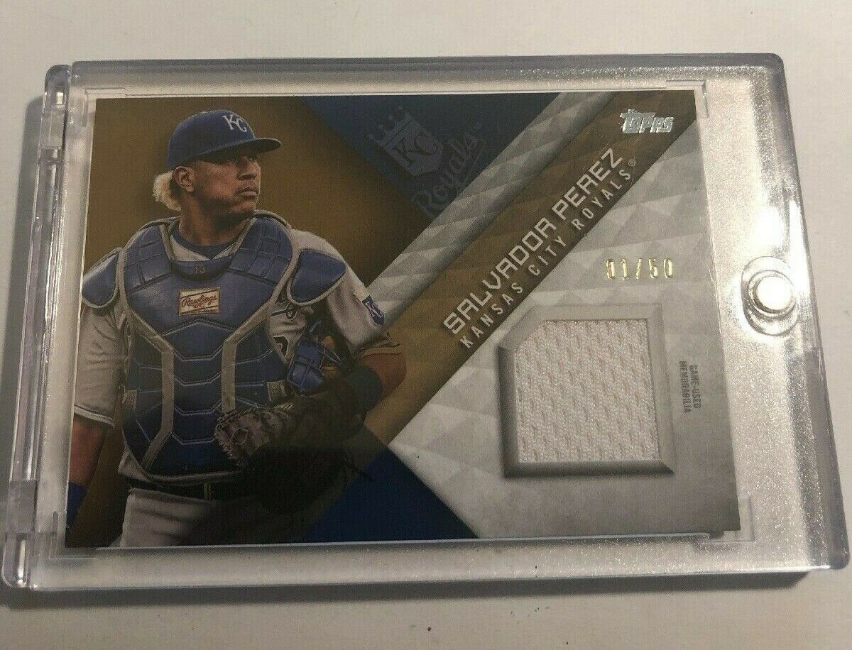 2018 Topps Major League Material #MLMSP Salvador Perez