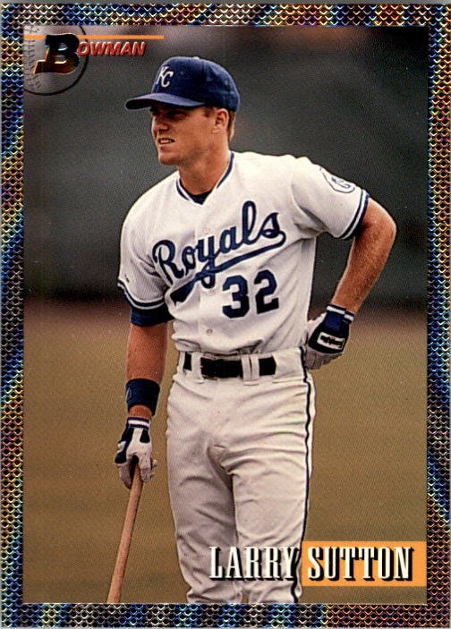 1993 Bowman 697 Larry Sutton FOIL RC