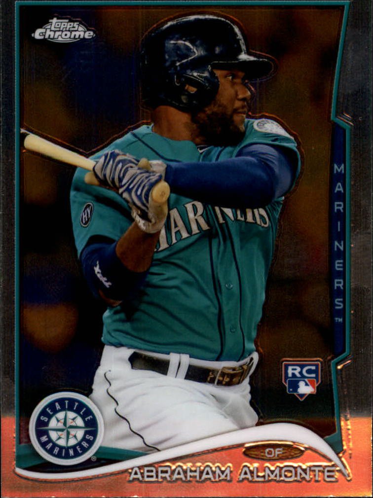 2014 Topps Chrome 12 Abraham Almonte RC
