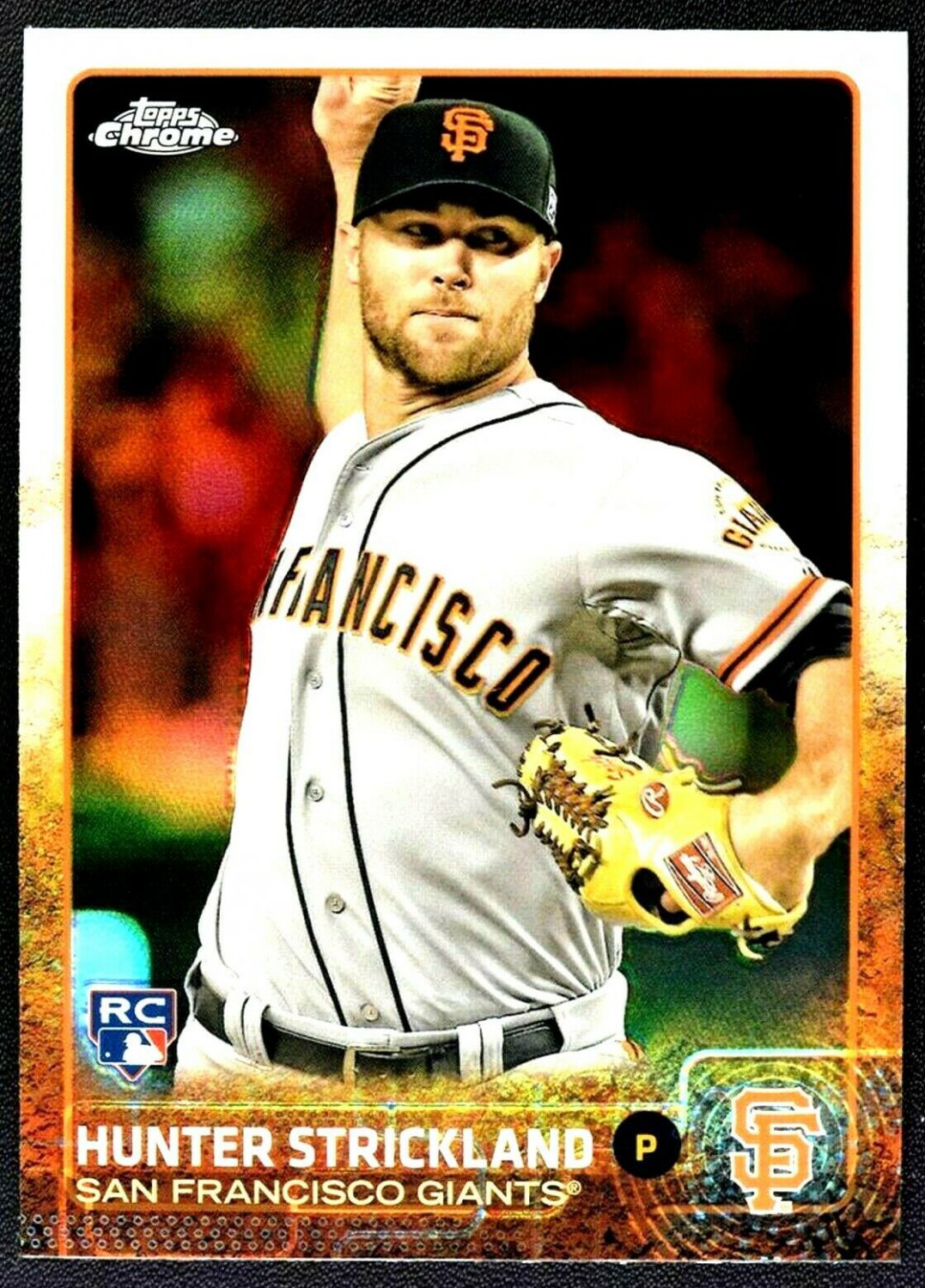 2015 Topps Chrome Refractors #39 Hunter Strickland RC