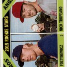 2015 Topps Heritage 244 Nick Tropeano RC/Mike Foltynewicz RC