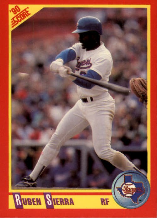 1990 Score 420 Ruben Sierra