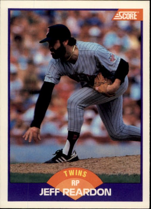 1989 Score 305 Jeff Reardon