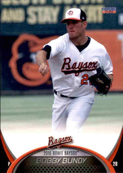 2016 Bowie Baysox Choice 5 Bobby Bundy
