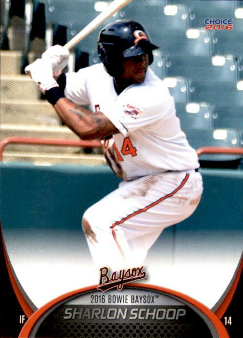 2016 Bowie Baysox Update Choice 7 Sharlon Schoop