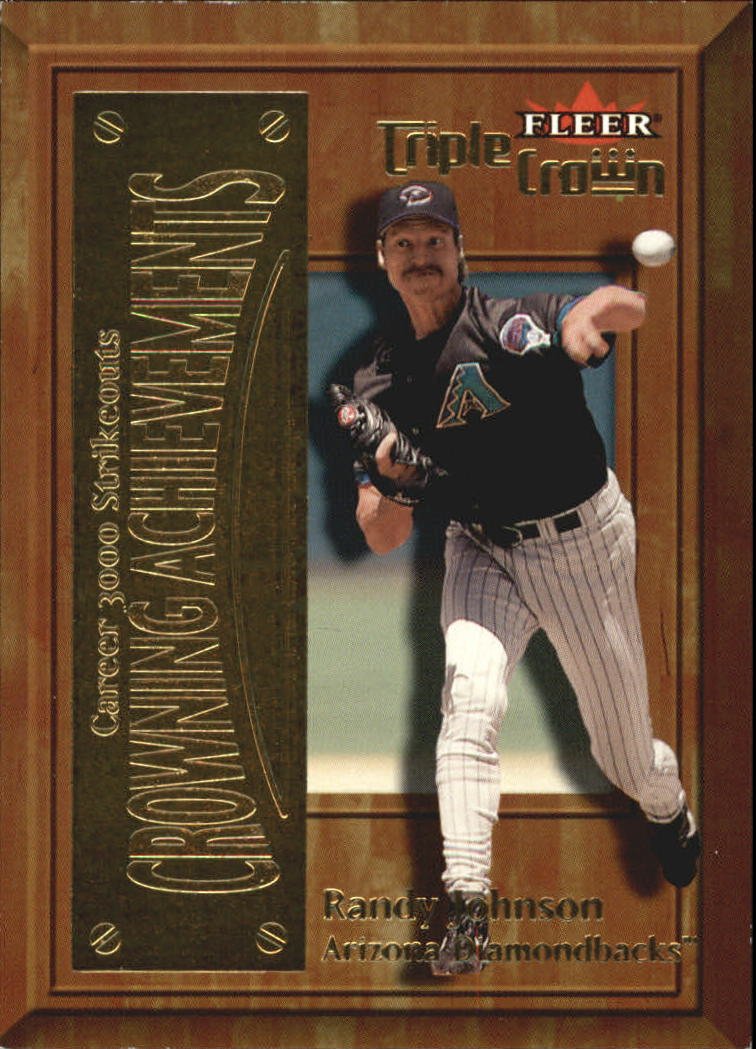 2001 Fleer Triple Crown Crowning Achievements 10 Randy Johnson