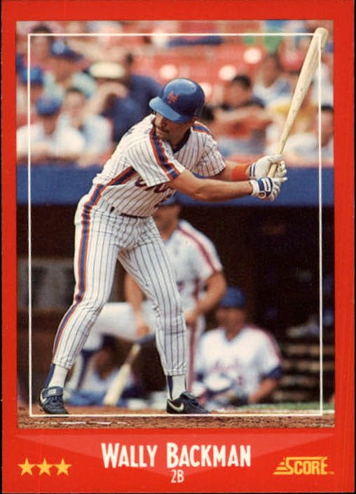 1988 Score 303 Wally Backman