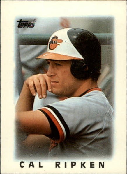 1986 Topps Mini Leaders 2 Cal Ripken