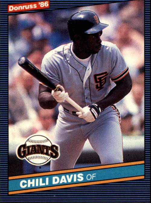 1986 Donruss 65 Chili Davis