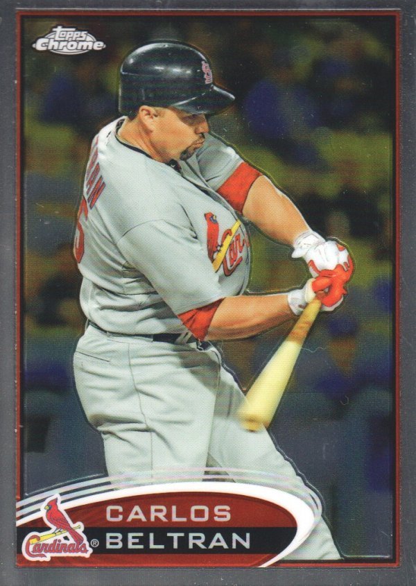 2012 Topps Chrome 210 Carlos Beltran
