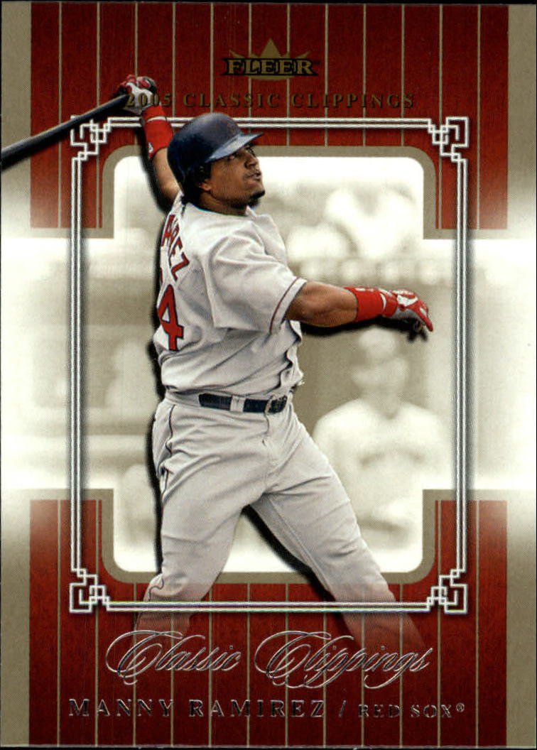 2005 Classic Clippings 54 Manny Ramirez