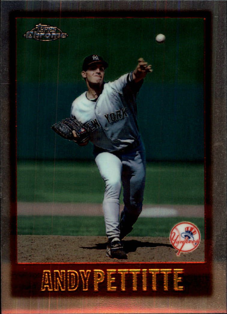 1997 Topps Chrome 20 Andy Pettitte