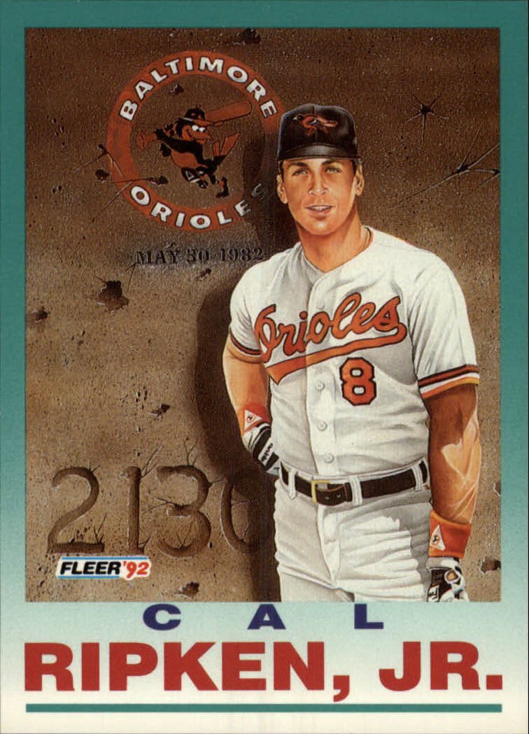 1992 Fleer 711 Cal Ripken PV