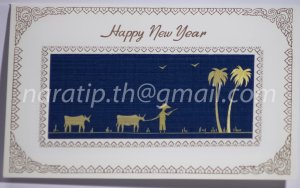 New Year greeting cards Handmade