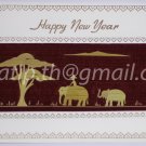 New Year greeting cards Handmade