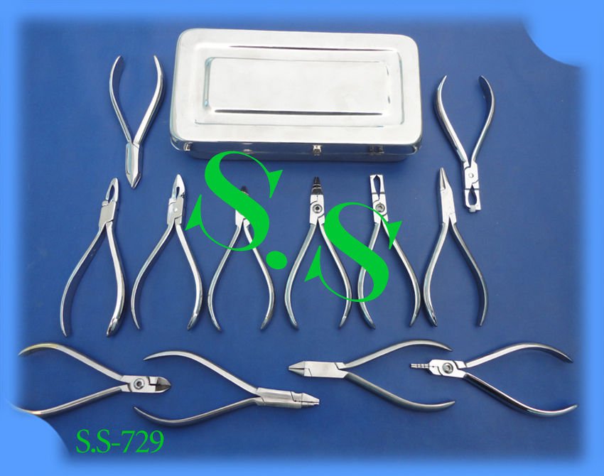 Orthodontic Instruments Set of 13 Pieces