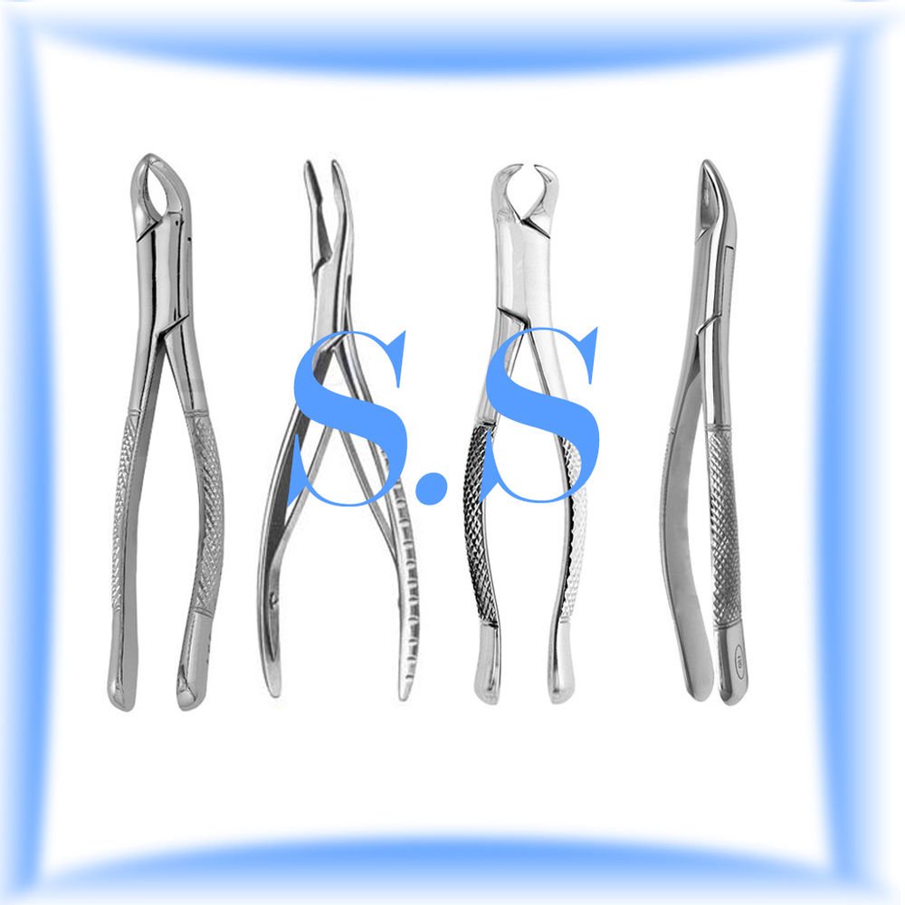 10 PCS Dental Extracting Forceps SET 150 151 23 rongeur