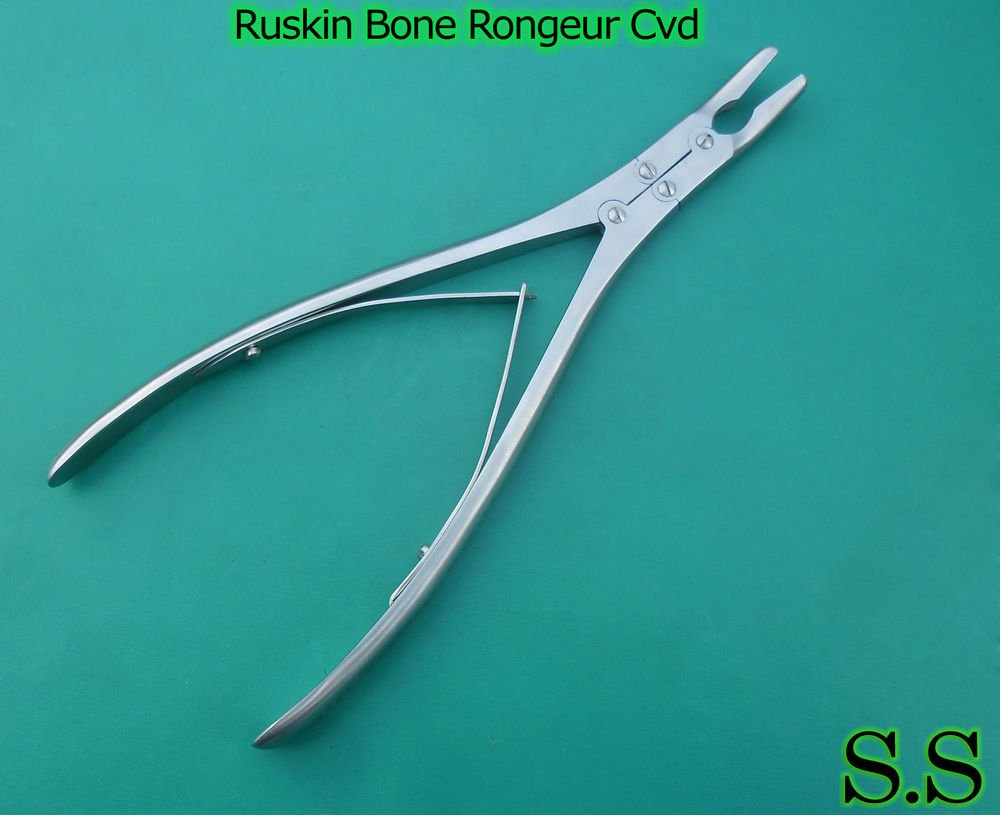 Ruskin Bone Rongeur 9.5" Curved Orthopedic Surgical Instruments