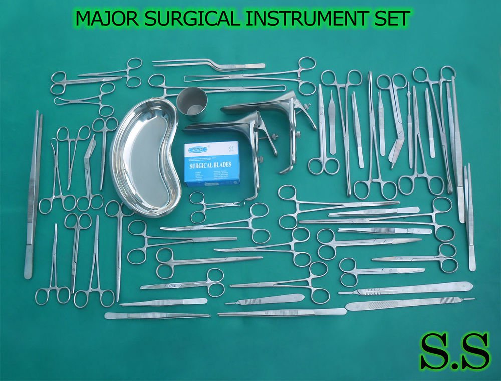 EXCELLENT QUALITY 462 PIECE MAJOR SURGICAL INSTRUMENT SET