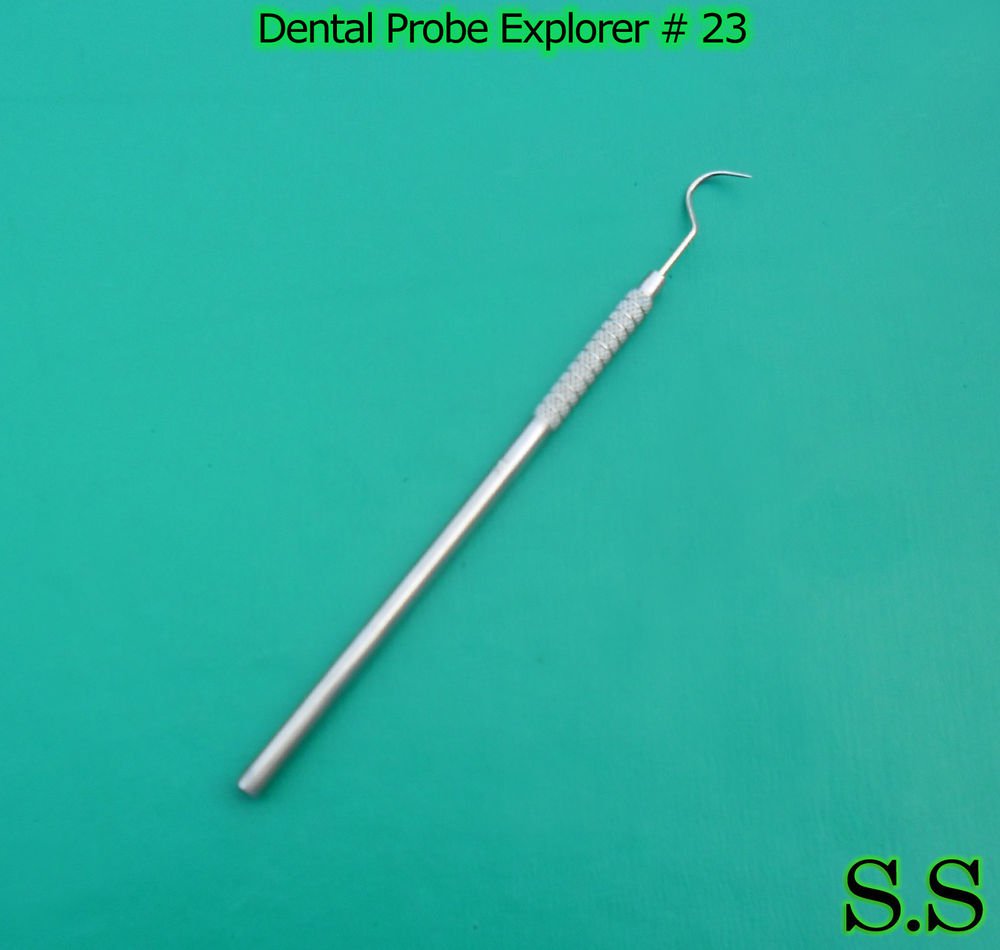 1000 Dental Probe Explorer # 23 Dental Instrument