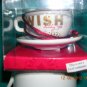 Wish Holiday 2006 Tea Cup Christmas Ornament, Price Includes S&H
