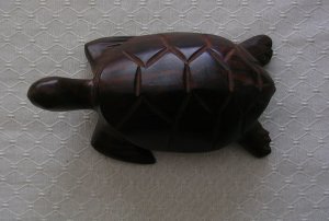 small wooden turtle