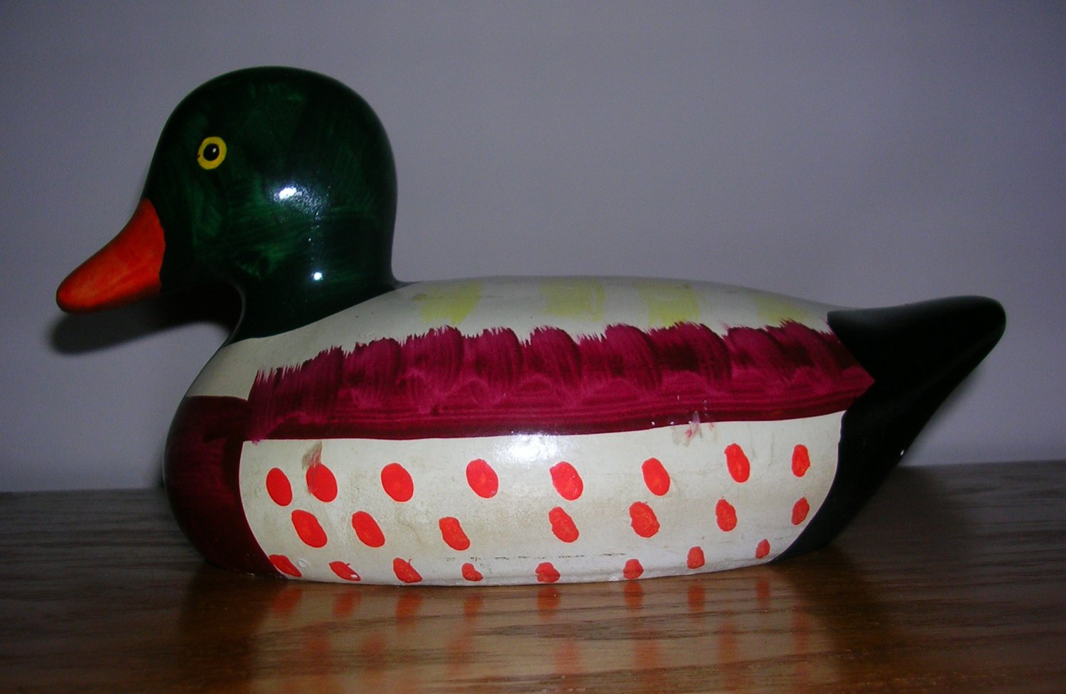 Ceramic Duck Decoy Bank Made in Taiwan, Price Includes S&H