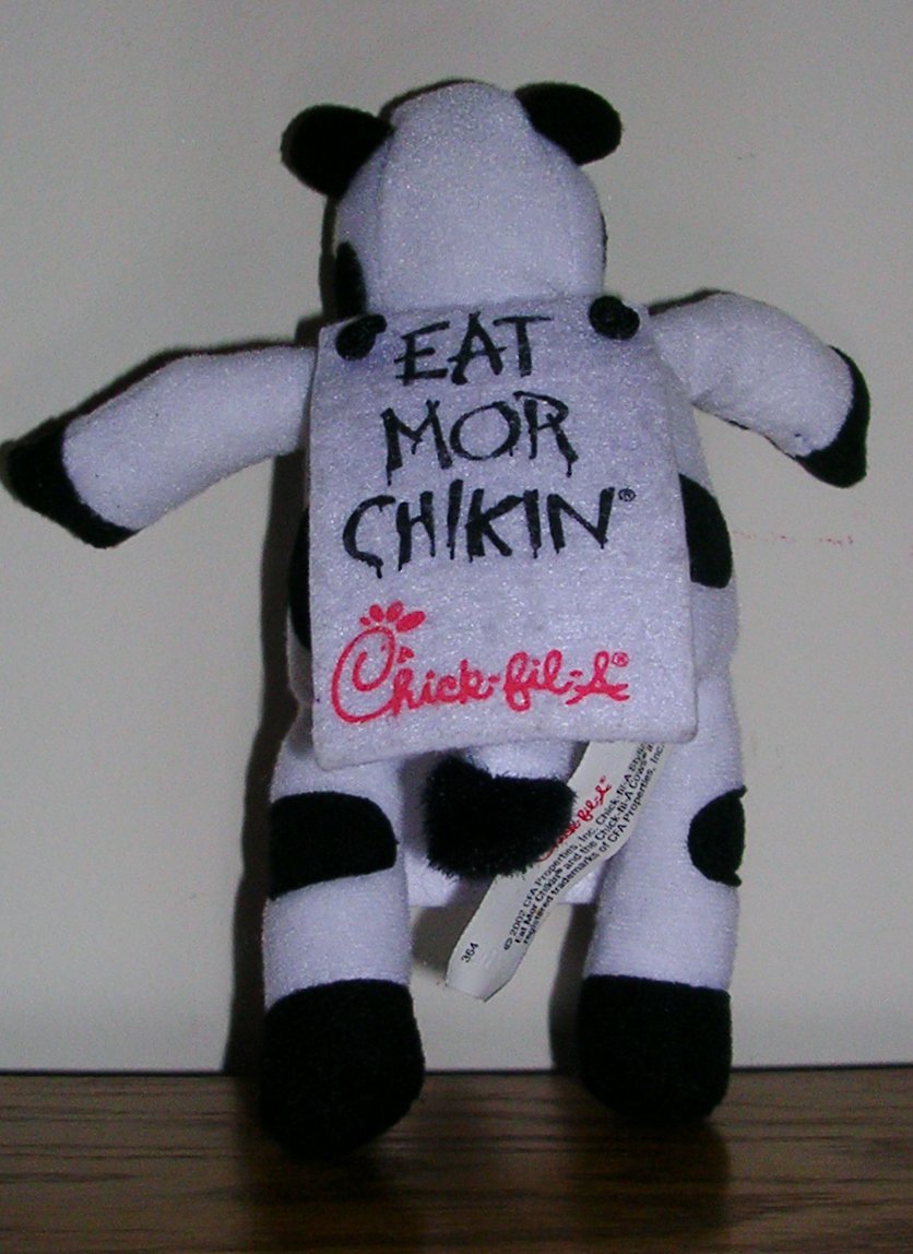 Eat Mor Chikin© Plush Toy from ChickfilA, Price Includes S&H