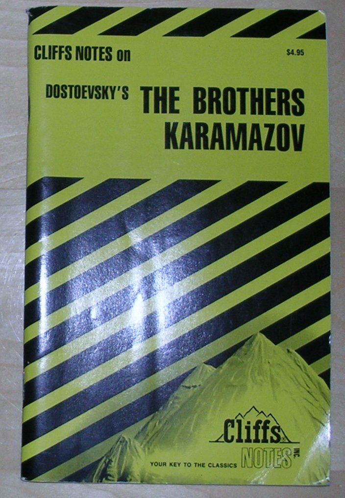 Cliffs NotesDostoevsky's The Brothers Karamazov, Price Includes S&H